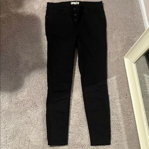 Madewell Jet Black Denim Jeans